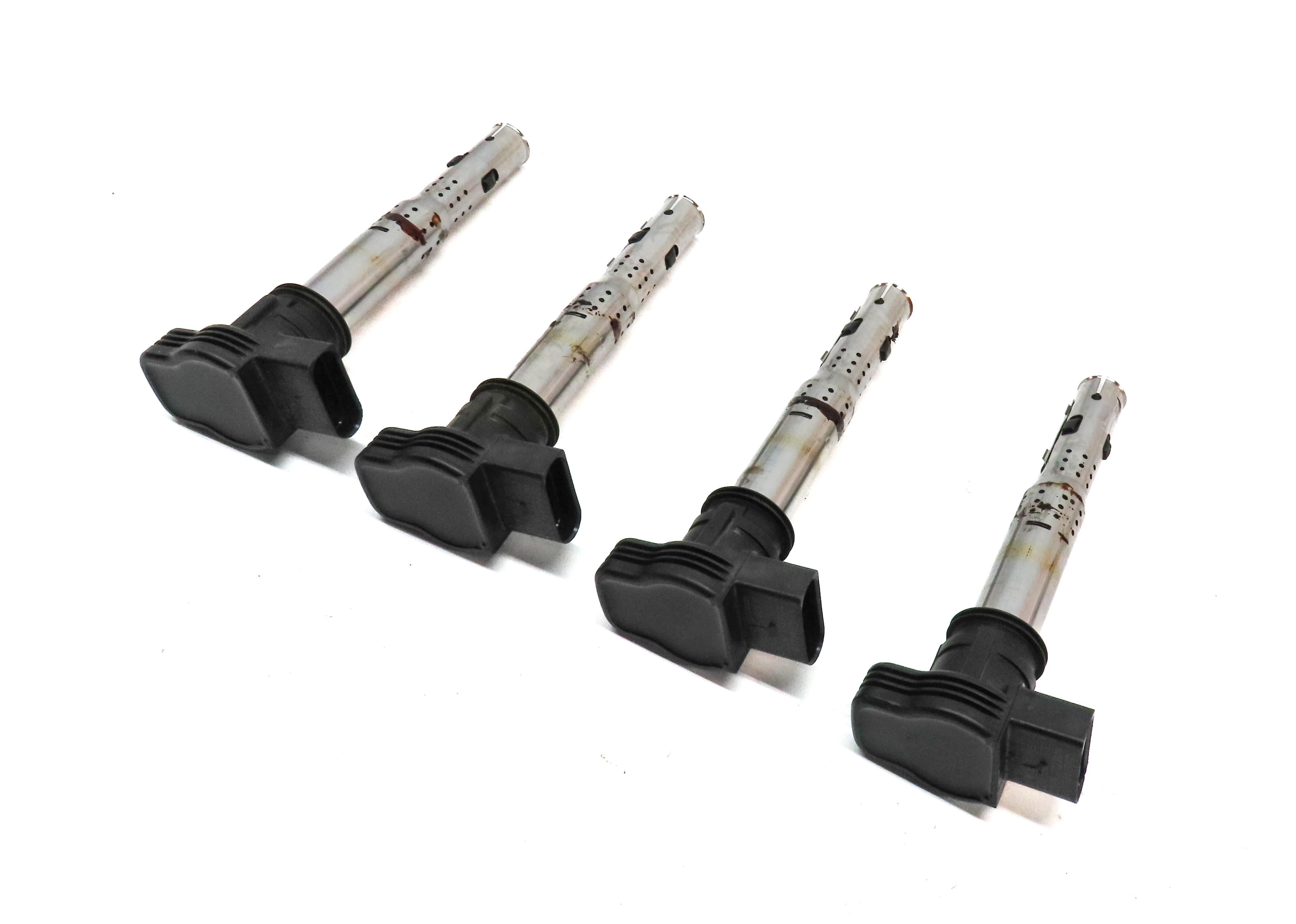 07-17 AUDI A3 A4 S4 A5 S5 A6 Q3 Q5 R8 TT BEETLE JETTA 2.0L IGNITION COIL SET 4 — exact item pictured